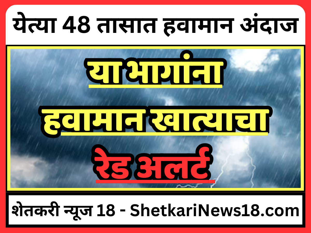 Maharashtra Rain: येत्या 48 तासात हवामान अंदाज